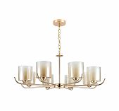 Люстра Reluce 09470-0.4-08, 8 ламп, E27, 320 Вт, стекло, до 48 кв.м