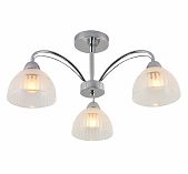 Люстра Reluce 52410-0.3-03 CR, 3 лампы, E27, 180 Вт, стекло, до 18 кв.м