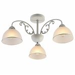 Люстра Reluce 62410-0.3-03 WH+CR, 3 лампы, E27, 180 Вт, стекло, до 18 кв.м