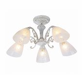 Люстра Reluce 74430-0.3-05, 5 ламп, E27, 200 Вт, стекло, до 10 кв.м