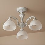 Люстра Reluce 74431-0.3-03, 3 лампы, E27, 120 Вт, стекло, до 6 кв.м 