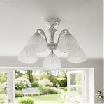 Люстра Reluce 74431-0.3-05, 5 ламп, E27, 200 Вт, стекло, до 10 кв.м