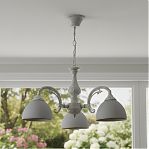 Люстра Reluce 74459-0.4-03, 3 лампы, E27, 120 Вт, стекло, до 6 кв.м