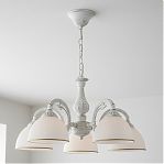 Люстра Reluce 74459-0.4-05, 5 ламп, E27, 200 Вт, стекло, до 10 кв.м