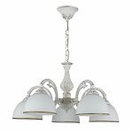 Люстра Reluce 74459-0.4-05, 5 ламп, E27, 200 Вт, стекло, до 10 кв.м