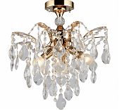 Люстра Reluce 87720-0.3-04 FGD, 4 лампы, E14, 240 Вт, хрусталь, до 12 кв.м