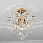 Люстра Reluce 87720-0.3-04 FGD, 4 лампы, E14, 240 Вт, хрусталь, до 12 кв.м