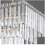 Люстра Illumico IL3535-5PSQ-25AB ELITE, 5 ламп, E14, 200 Вт, хрусталь, до 10 кв.м