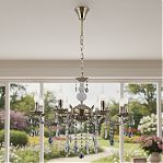 Люстра Illumico IL0185-3CSQ-24 BK AB Castor, 8 ламп, E14, 320 Вт, хрусталь, до 48 кв.м