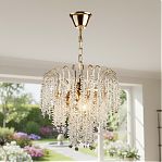 Люстра Reluce 98620-0.4-03 FGD, 3 лампы, E27, 180 Вт, хрусталь, до 9 кв.м