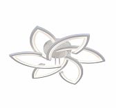 Люстра Reluce 54090-0.3-3+3 WH, 6 ламп, LED, 132 Вт, металл, до 24 кв.м
