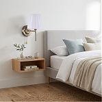 Бра Reluce 01037-0.2-01 AB, 1 лампа, Е27, 60 Вт, текстиль, до 4 кв.м