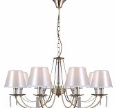 Люстра Illumico IL9466-8PSQ-26 AB ELITE, 8 ламп, E14, 320 Вт, металл, до 40 кв.м
