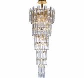 Люстра Reluce 14750-0.4-10 DN, 10 ламп, E14, 400 Вт, хрусталь, до 20 кв.м