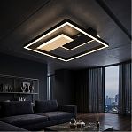 Люстра Reluce 29406-0.3-1+2 WT+BK, LED, 42 Вт, металл, до 4 кв.м