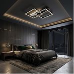 Люстра Reluce 29406-0.3-2+2 WT+BK, LED, 63 Вт, металл, до 12 кв.м
