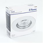 Светильник точечный Feron DL10 15109, потолочный, MR16, G5.3, 50 Вт, белый
