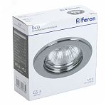 Светильник точечный Feron DL10 15113, потолочный, MR16, G5.3, 50 Вт, хром