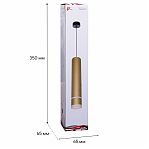 Светильник точечный Reluce 16005-0.9-001LD GU10 GD подвесной, 12 Вт, металл, акрил, золотой