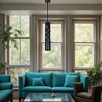 Светильник точечный Reluce 16006-0.9-001LD GU10 BK подвесной, 12 Вт, металл, черный