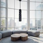 Светильник точечный Reluce 16006-0.9-001LD GU10 BK подвесной, 12 Вт, металл, черный