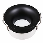 Светильник точечный Reluce 16062-9.0-001LD MR16 BK, 12 Вт, IP20, пластик, черный с белым