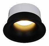 Светильник точечный Reluce 16062-9.0-001LD MR16 BK, 12 Вт, IP20, пластик, черный с белым
