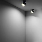 Светильник Reluce 53004-9.5-001IL SPOT LIGHT GX53 BK металл, акрил, черный с белым