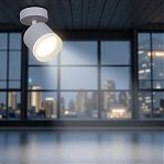 Светильник Reluce 53004-9.5-001IL SPOT LIGHT GX53 WT, металл, акрил белый