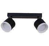Светильник Reluce 53004-9.5-002IL SPOT LIGHT GX53 BK, 2 лампы, черный с белым
