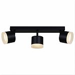 Светильник точечный Reluce 53004-9.5-003IL SPOT LIGHT GX53 BK, 3 лампы, черный с белым