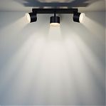 Светильник точечный Reluce 53004-9.5-003IL SPOT LIGHT GX53 BK, 3 лампы, черный с белым