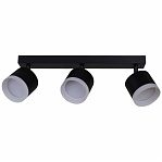 Светильник точечный Reluce 53004-9.5-003IL SPOT LIGHT GX53 BK, 3 лампы, черный с белым