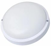 Светильник светодиодный Ultraflash Demmax LBF-0603 влагозащищённый 15 Вт, IP65, круг, белый