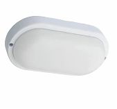 Светильник светодиодный Ultraflash Demmax LBF-0703 влагозащищённый 15 Вт, IP65, овал, белый