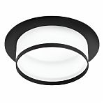 Светильник точечный IN HOME GX53R-SOFT FL-BL 4690612057958, GX53, до 24 Вт, 110х58 мм, матовый черный