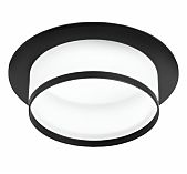 Светильник точечный IN HOME GX53R-SOFT FL-BL 4690612057958, GX53, до 24 Вт, 110х58 мм, матовый черный