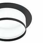 Светильник точечный IN HOME GX53R-SOFT FL-BL 4690612057958, GX53, до 24 Вт, 110х58 мм, матовый черный