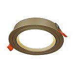 Светильник точечный Reluce Technical 53026-9.0-001RLD GX53 GD, 15 Вт, IP20, 25х113 мм, встраиваемый, алюминий, золотой