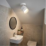 Светильник Reluce 53001-9.5-001IL SPOT LIGHT GX53 WT, металл, акрил, белый