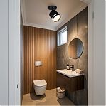 Светильник Reluce 53001-9.5-001IL SPOT LIGHT GX53 BK, металл, акрил, черный