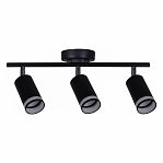 Светильник Reluce 16001-9.5-003CT SPOT LIGHT GU10 BK, металл, акрил, черный