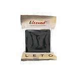 Кнопка звонка Lezard Leto 752-4200-103 накладная, черный бархат