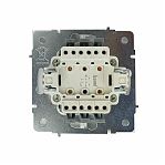 Выключатель двойной Lezard Zima 704-0288-101QC встраиваемый, пластик, белый