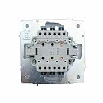 Выключатель проходной Lezard Zima 704-0288-105QC встраиваемый, пластик, белый
