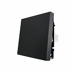 Выключатель Lezard Zima 704-4288-100QC встраиваемый, пластик, черный бархат