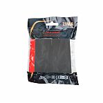 Выключатель двойной Lezard Zima 704-4288-101QC встраиваемый, пластик, черный бархат