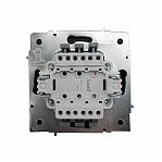 Выключатель проходной Lezard Zima 704-4288-105QC встраиваемый, черный бархат