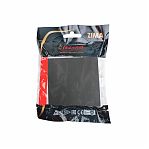 Выключатель проходной Lezard Zima 704-4288-105QC встраиваемый, черный бархат
