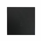 Выключатель проходной Lezard Zima 704-4288-105QC встраиваемый, черный бархат